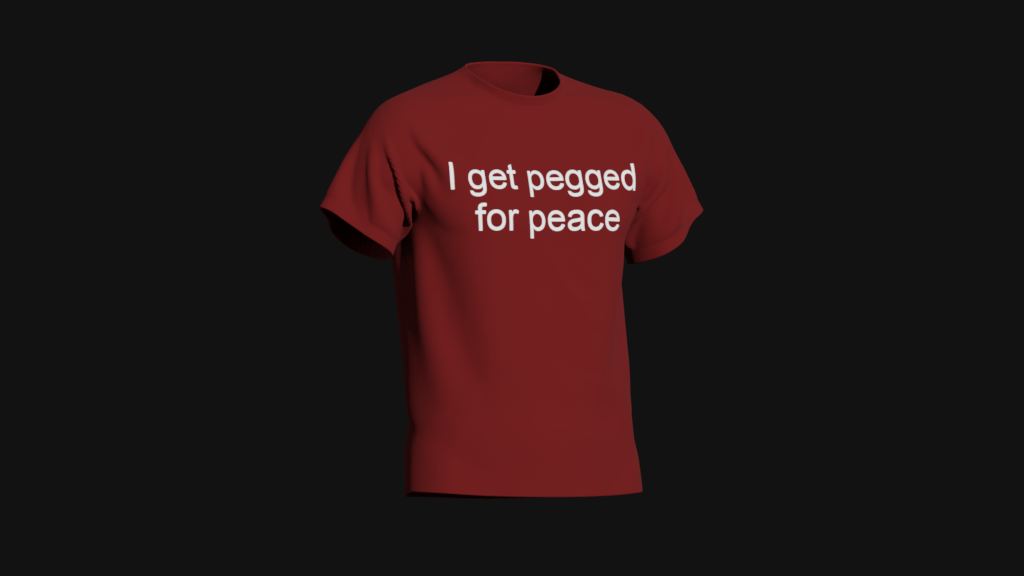 i get pegged for peace