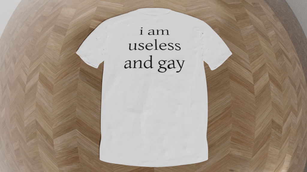 i am useless and gay