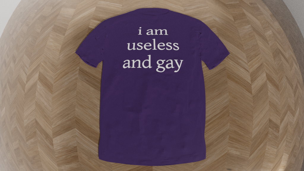 i am useless and gay