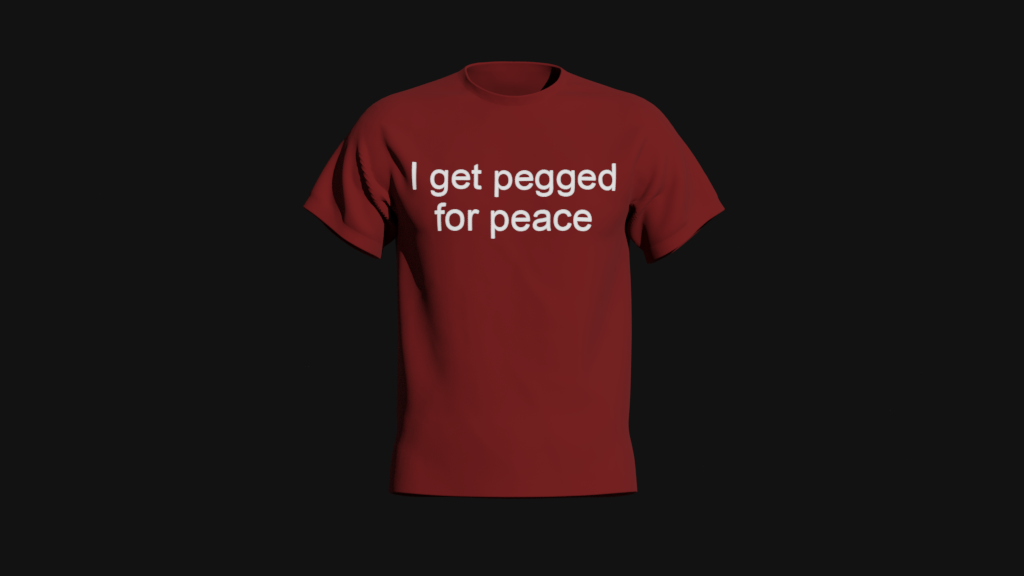 i get pegged for peace