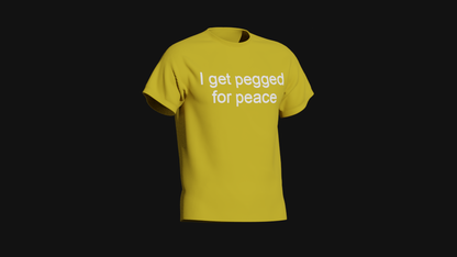i get pegged for peace